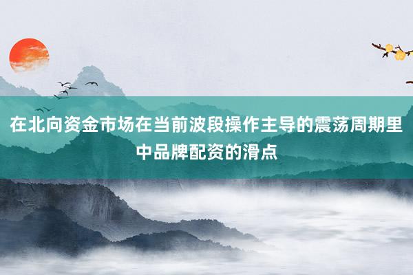 在北向资金市场在当前波段操作主导的震荡周期里中品牌配资的滑点