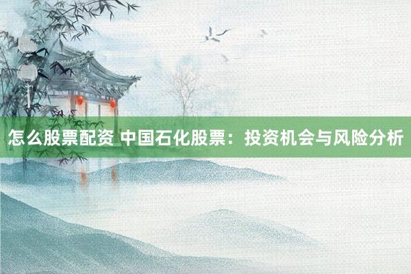 怎么股票配资 中国石化股票：投资机会与风险分析